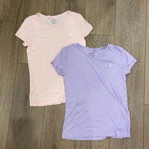 Girls Ralph Lauren Polo Shirts (2)